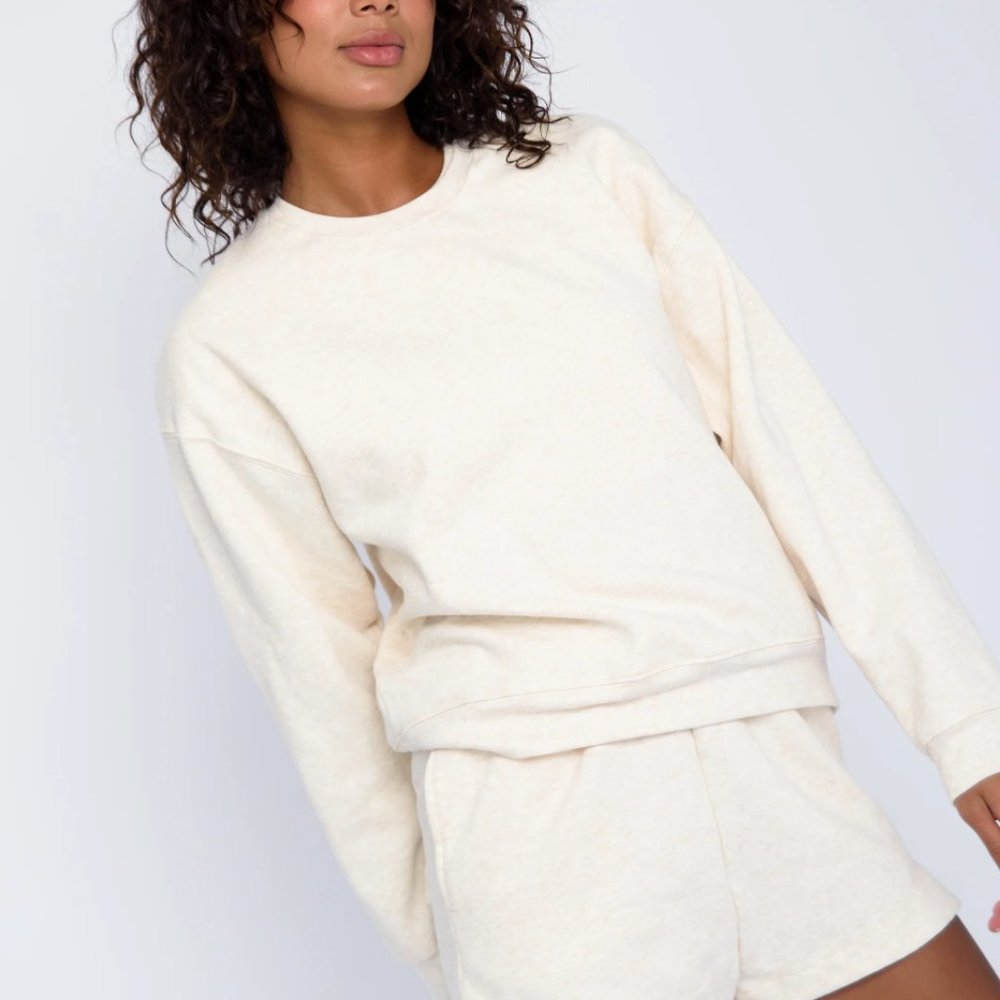 NWT Skatie Ultralux Chris Crewneck - Heather